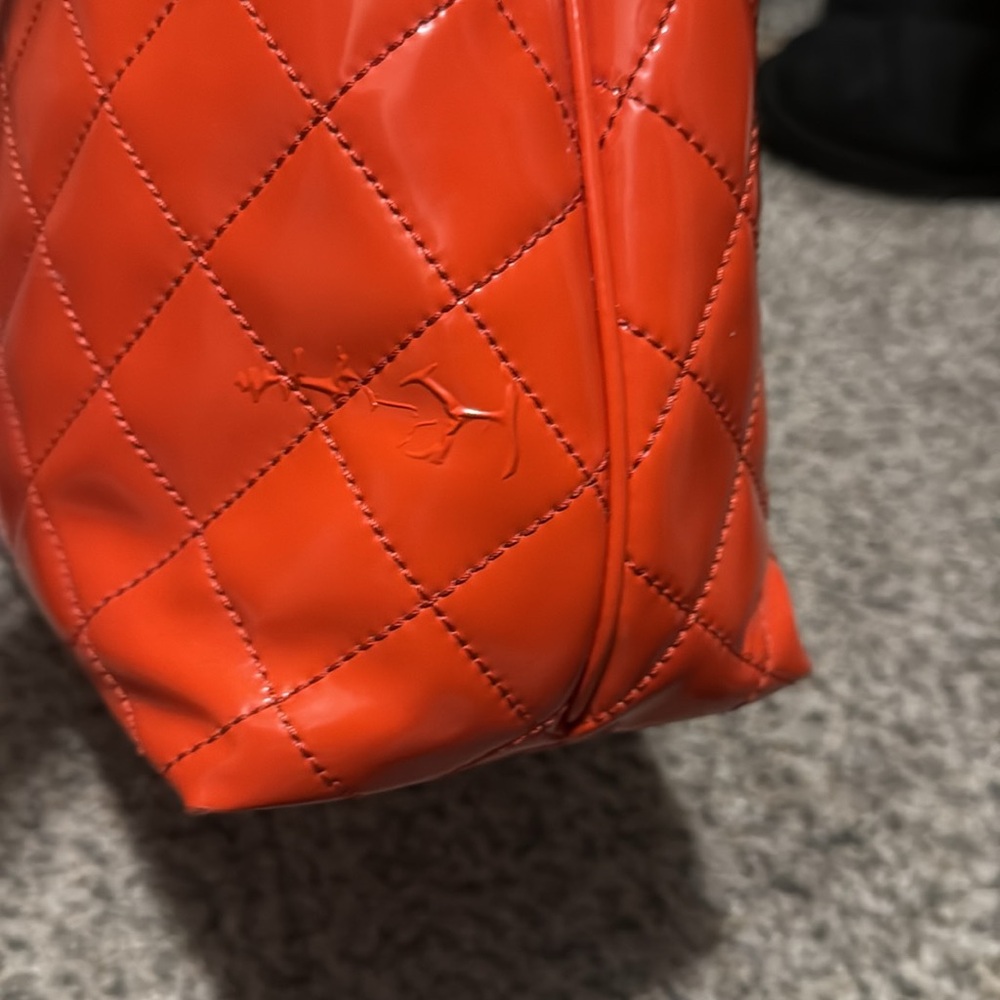 KATE SPADE RARE Patent Leather Tutti Frutti Maryanne bag tote SHINE in o… - Picture 4 of 8